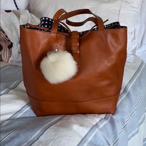 Lucky Brand leather tote